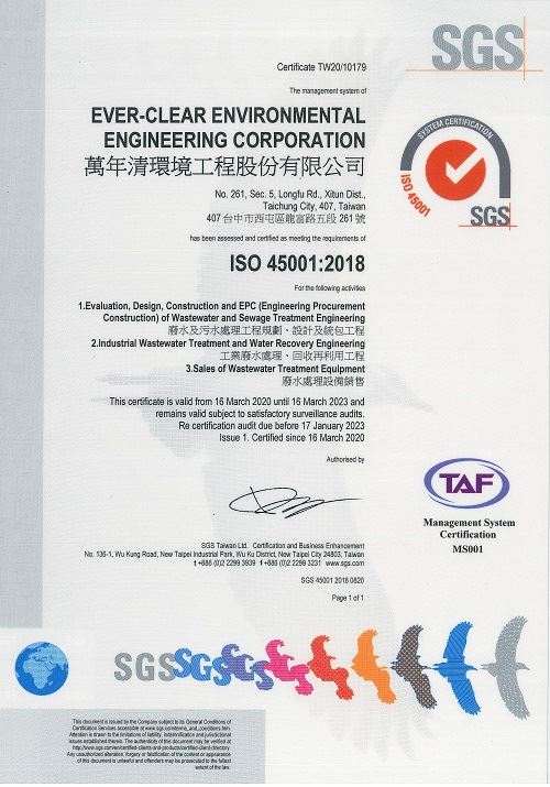  Đã vượt qua xác minh ISO 45001: 2018